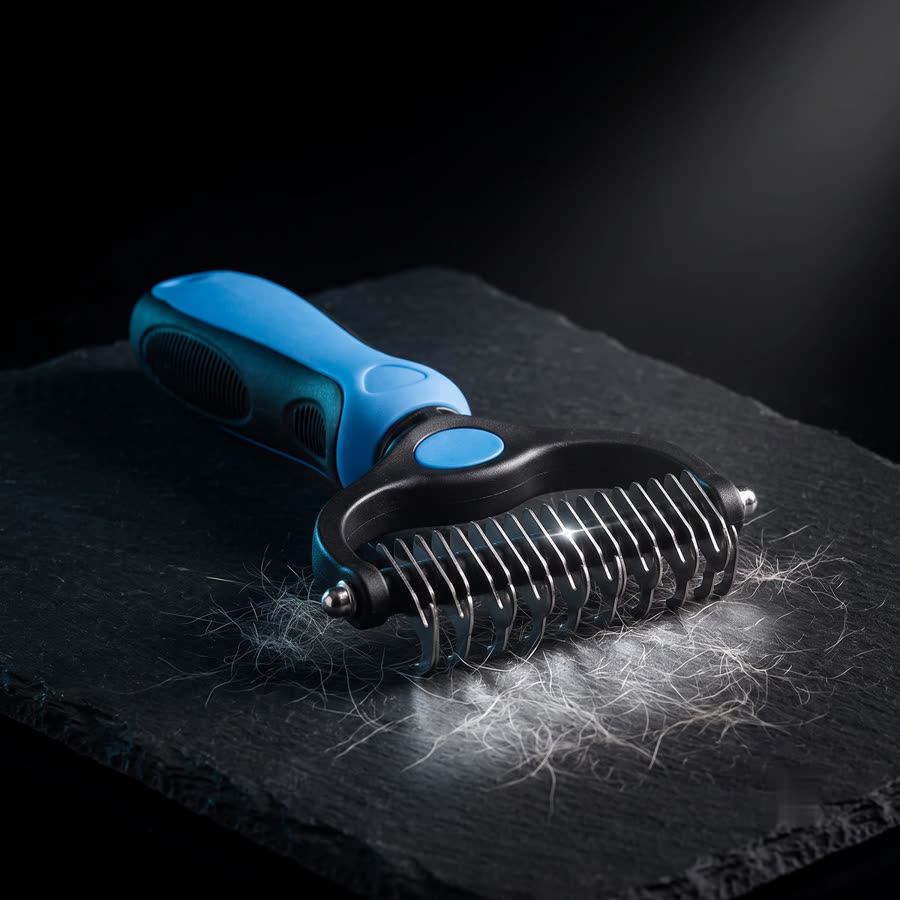 Brosse démêlante double face Pulsio pour chien et chat